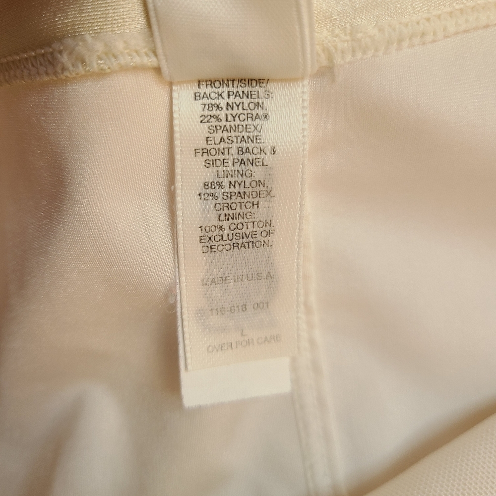 VTG 90s Victoria's Secret Silky Satin High Waist Shaping Brief Panty Size Lg - Picture 6 of 7